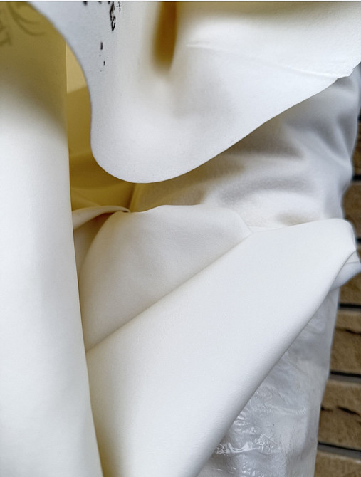 Ткань опт / кожзам белый - от 3 м Киев - изображение 6