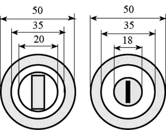Накладка WC-52 мат хром вж Forina, Novella, Stella, Nika, Giza, Lira, Milla, Alice, Ice RDA Київ
