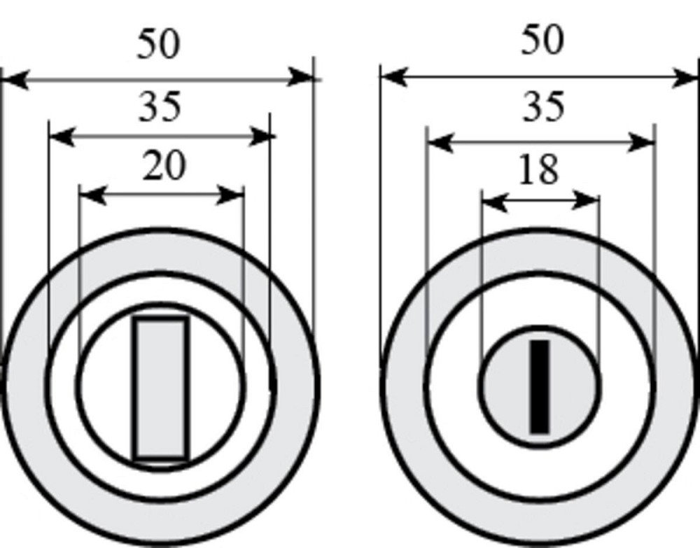 Накладка WC-52 мат хром вж Forina, Novella, Stella, Nika, Giza, Lira, Milla, Alice, Ice RDA Киев - изображение 2