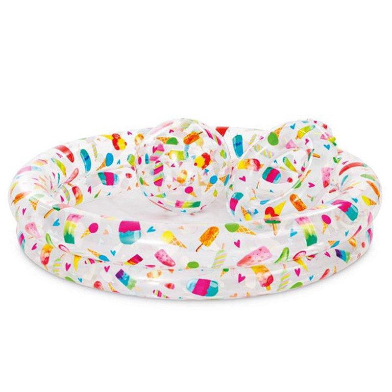 Детский надувной бассейн Сладости 59460-2 круг, мячик Винница - изображение 1