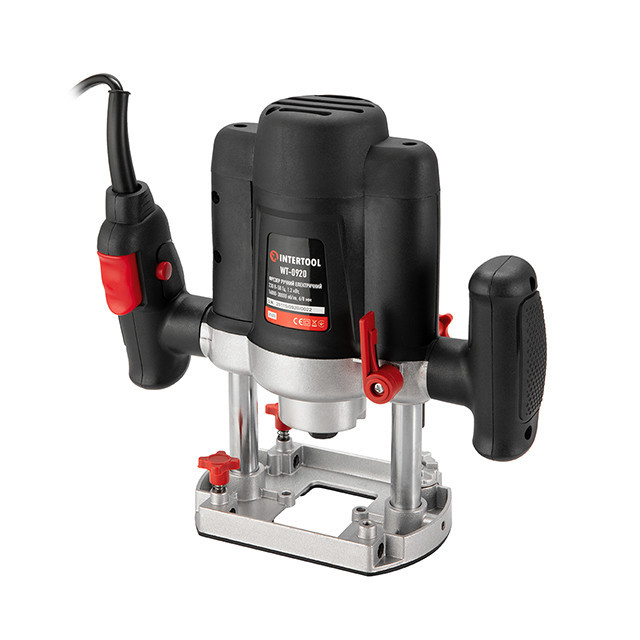 Фрезер INTERTOOL WT-0920, електричний 230 В, 1,2 кВт, 16000-30000 об/хв, цанга 6/8 мм - з високою потужністю Львів - фото 6