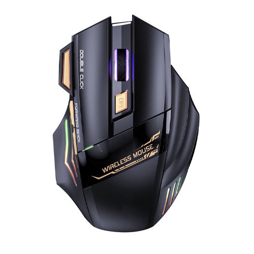 Беспроводная мышка iMice GW-X7, 2.4ГГц и Bluetooth, аккумулятор, подсветка, черная Киев - изображение 2