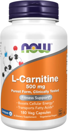 Л-Карнитин Now Foods L-Carnitine 500mg 180 капс Київ