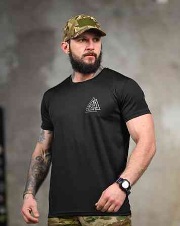 Тактична футболка SELION Voron black ТР6761 Одеса