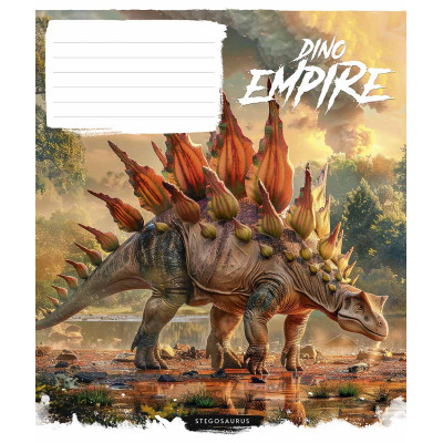 Зошит Школярик Dino empire 18 аркушів лінія (018-3490L) Вінниця - фото 4