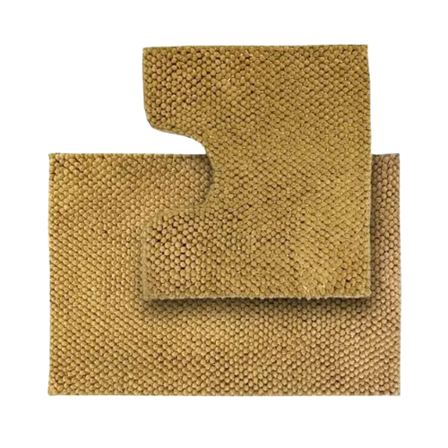 Набір килимків для ванної 2шт: 55*50см+55*80см Ананас пісочний Дариана Житомир - фото 1