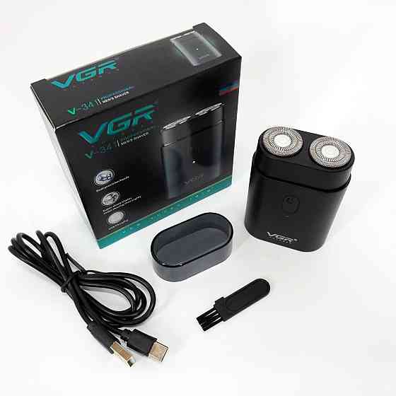 Електробритва для ідеального гоління VGR V-341, Бездротова електрична бритва для гоління ZX-74 Івано-Франківськ
