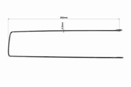 Кріплення переднього кошика (підпора) 26", чорне Київ