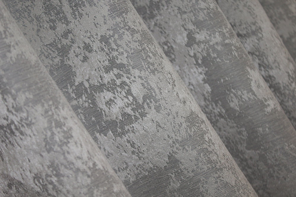 Комплект коротких штор VR-Textil Жакард Sultan XO № 1125ш 2 шт 130х170 см Сірий (35-0039) Київ - фото 8