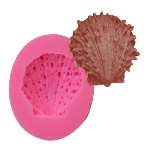 Молд силиконовый Ракушка 83 на 66 мм розовый Киев - изображение 1