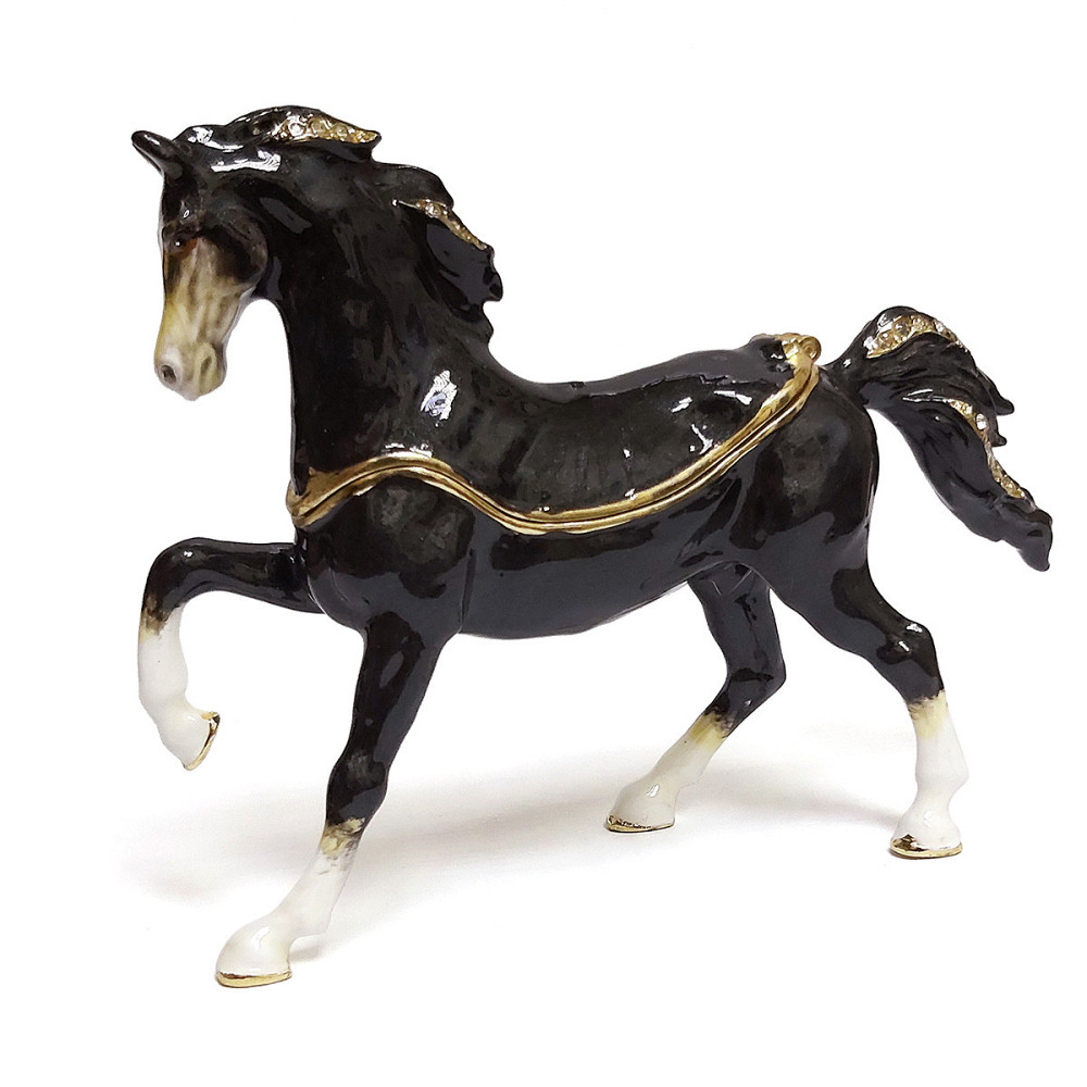 Шкатулка статуэтка металл Лошадь Киев - изображение 1