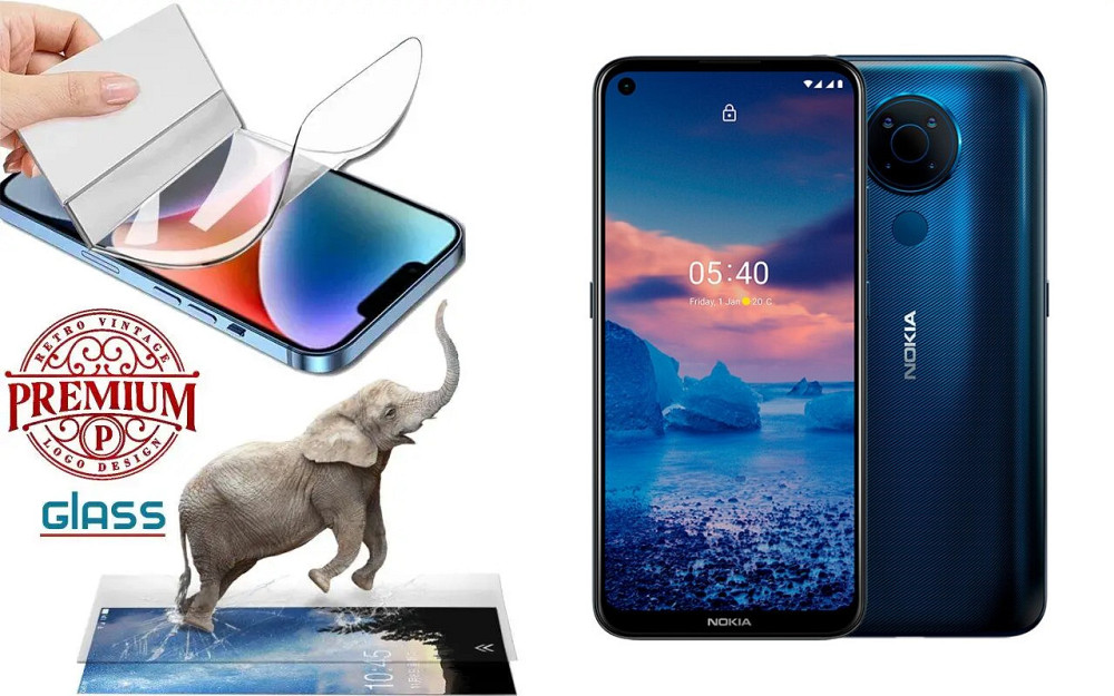 Полиуретановая пленка Nokia 5.4, Premium, толщина 0,2 мм Киев - изображение 1