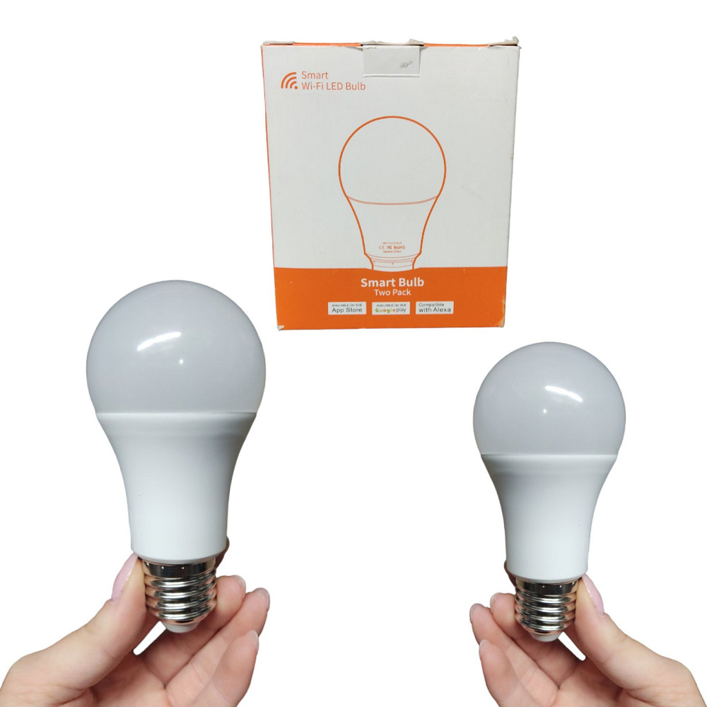 Розумна RGB лампочка AISIRER WiFi 10Вт, Е27, 2 шт Луцьк - фото 1