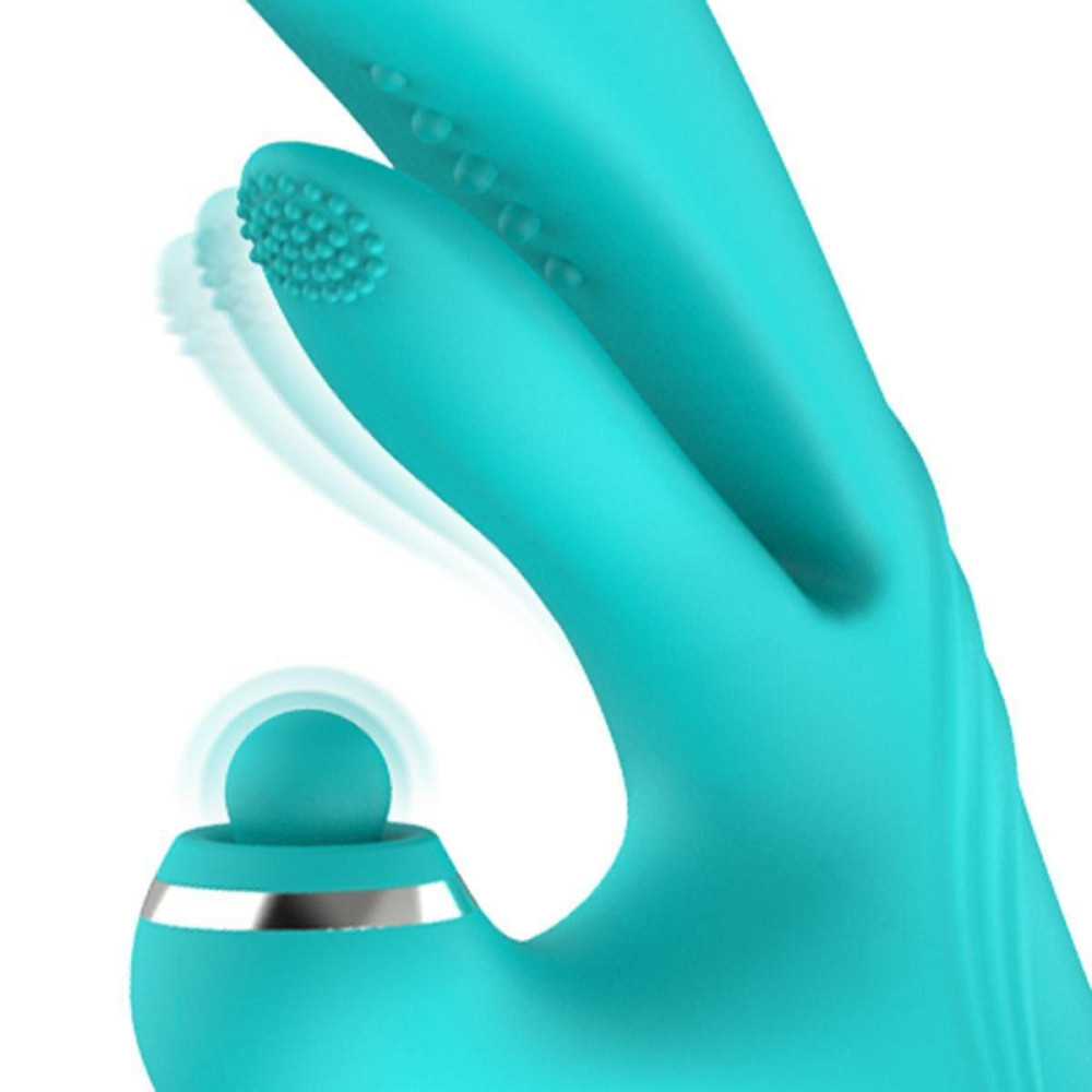 Вібратор-кролик Good Vibes Only - Lisa Thrusting Rabbit Vibrator with G-Spot Stimulator Sex Aura Київ - фото 5