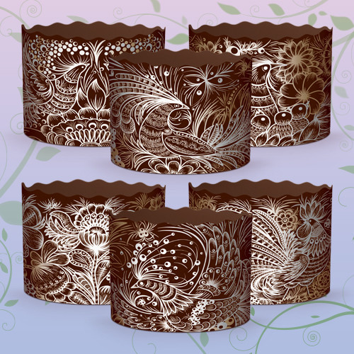 Форми паперові для куліча (85*130) Жар-Птах (400 г) (50 шт.) Харків - фото 4