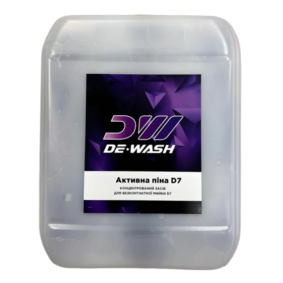 Активна піна De-Wash Killer Static Extra D7 для безконтактної мийки, концентрат 22 кг Чортків