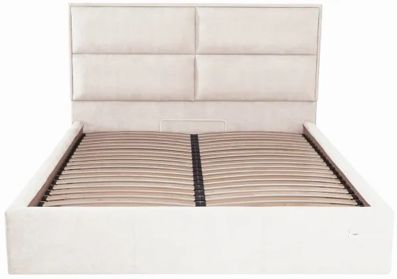 Кровать Sheffield Comfort 120 х 190 см Мисти Milk С подъемным механизмом и нишей для белья Бежевый Киев