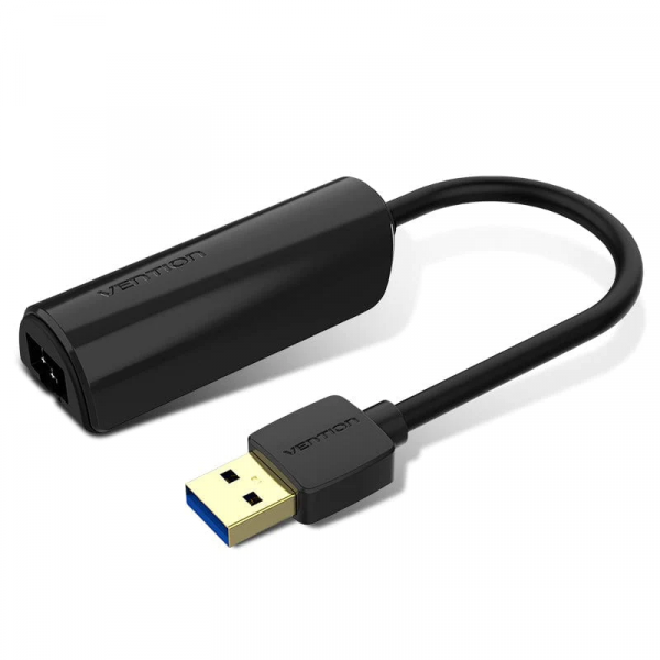 Перехідник USB 3.0 --> Ethernet RJ45 1000Mb чорний Vention (CEHBB) Киев - изображение 1