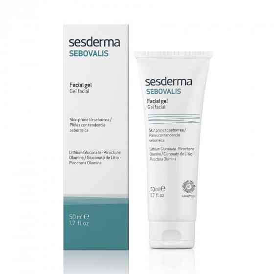 Сесдерма Sebovalis Гель для шкіри обличчя з себореєю SesDerma Sebovalis Face Gel, 50 мл Дніпро