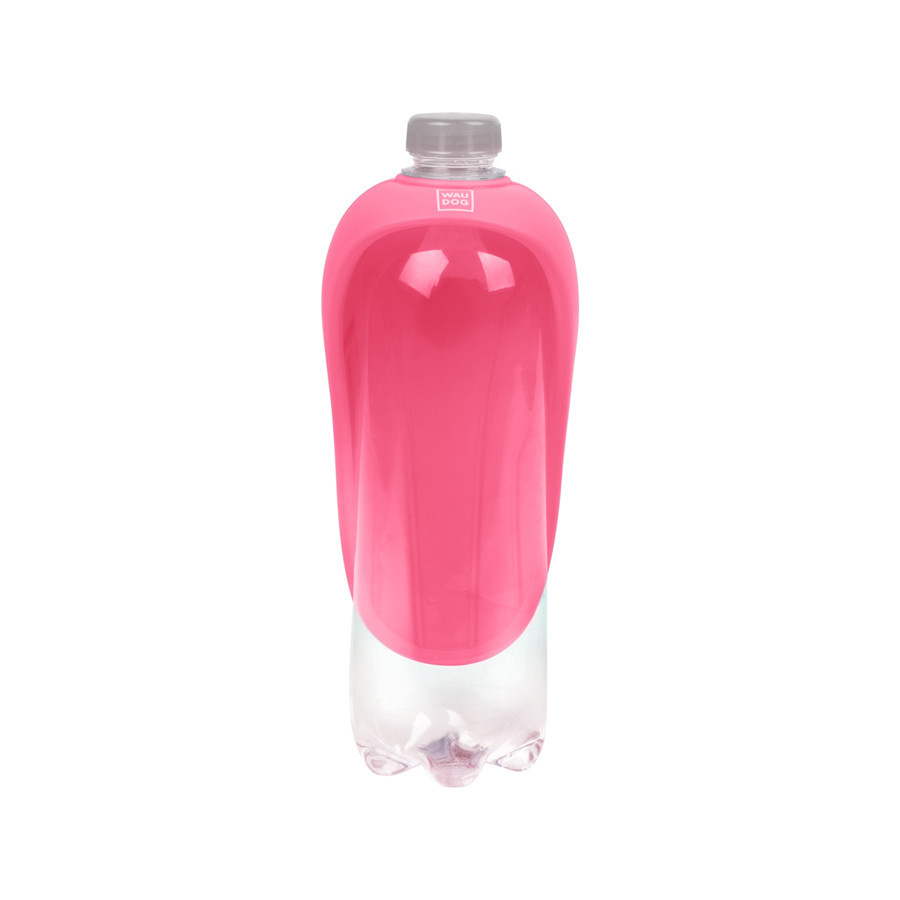 Поилка-насадка на бутылку WAUDOG Silicone, 165х90 мм розовый Киев - изображение 4