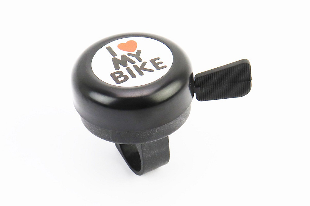 Дзвінок механічний "I love my Bike", чорний Київ - фото 1