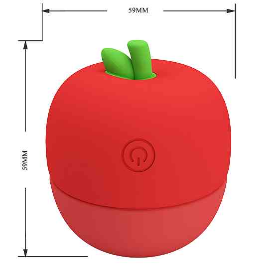 Вібростимулятор PRETTY LOVE APPLE SECRET, 12 licking settings, Silicone ABS Sex Aura Київ