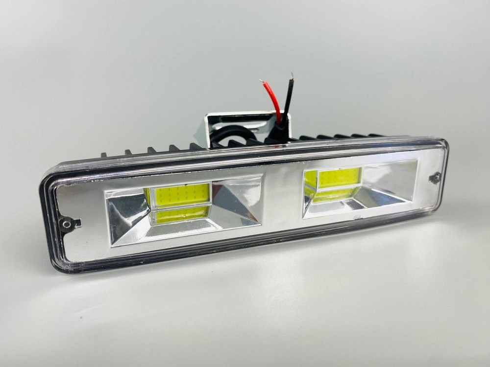 Фара LED прямокутна (chip COB) 48W 6000K (2 діода) (15см х 4см х 2.5 см) пластик Мукачево - фото 4