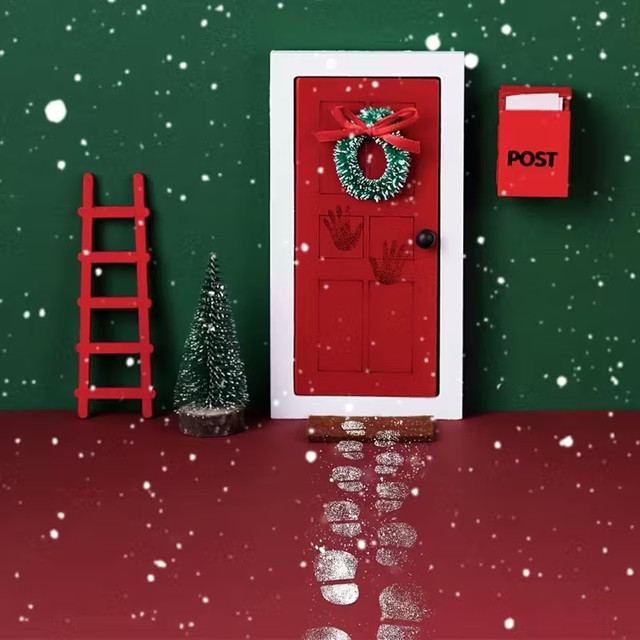 Набор трафаретов «Рождественский гном» со следами – 6 шт Киев - изображение 4