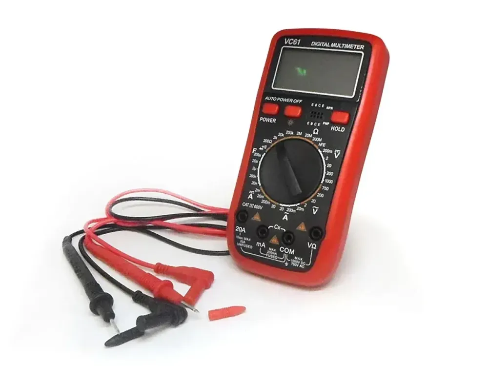 Мультиметр цифровой DT-832, тестер электросети, измерение напряжения, тока, сопротивления, транзисторов Одесса - изображение 1