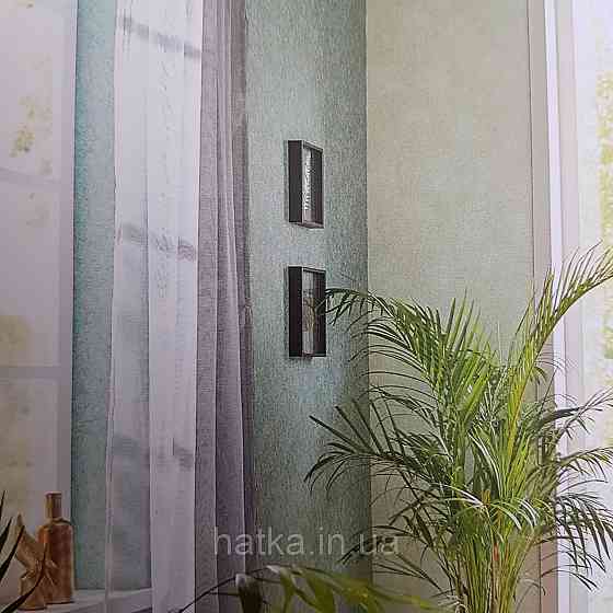 Шпалери вінілові на флізелін Rasch Linares 0.53х10 однотонні ефект потертості зелені смарагдові 617184 Київ