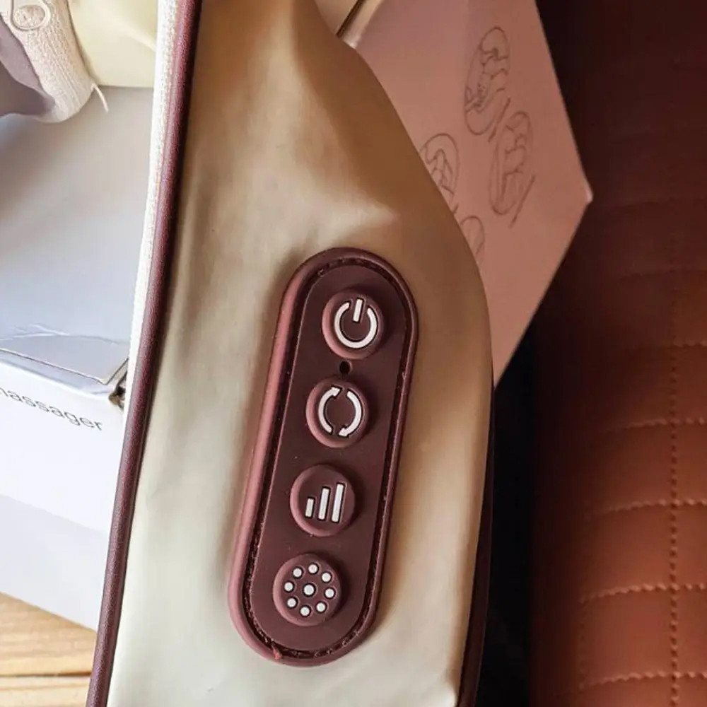 Ударный массажер для шеи с подогревом, от USB, XL-653 / Электрический массажер для спины / Электромассажер Киев - изображение 4