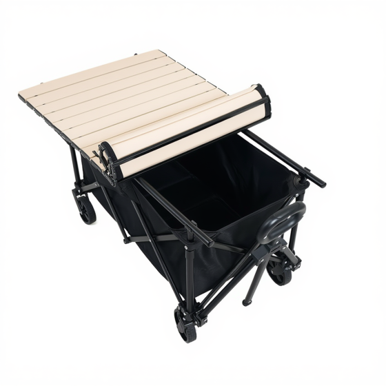 Комплект тележка кемпинговая с столешницей 87х54 см складные для перевозки, универсальная для походов за продуктами,на 90 л Каменец-Подольский