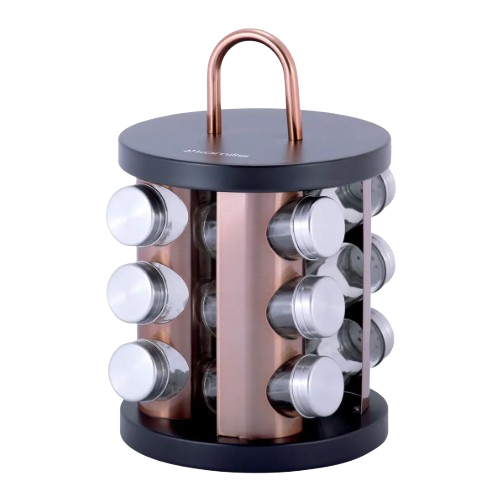 Набір для спецій 12шт на круглій підставці KAMILLE 7034 Житомир - фото 2