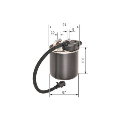 Фільтр паливний Bosch F026402841 Вінниця - фото 4