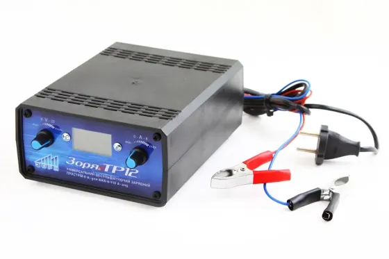 Зарядне устр-во для АКБ імпульсне 6А, 6-110 Ач цифр. інд. Зоря з регулюванням (десульфатація) Вінниця