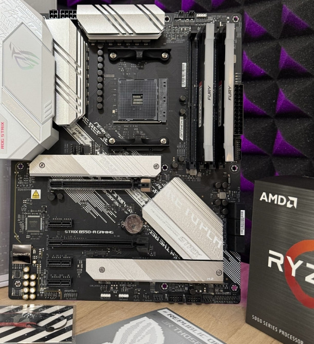 Топ комплект Ryzen 5800X, Strix B550 гарантія. Київ - фото 2