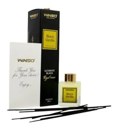 Аромадифузор WINSO “Ultimate Black” Black Vanilla – глибокий аромат вишуканої ванілі Ковель
