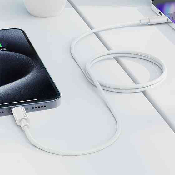 Кабель ACEFAST C18-03 USB-C to USB-C braid charging data cable White Одесса
