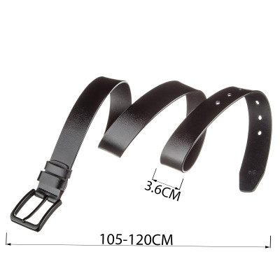 Ремень Vintage Мужской кожаный Черный (20222) Винница - изображение 7