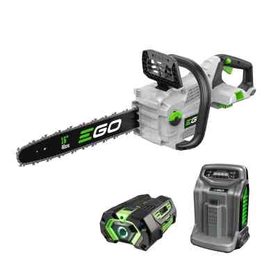 Цепная пила EGO CS1614E KIT, 56В, шина 40см, 56лан, 3/8P, 1,1мм, акум. 5Ah + ЗП (0140042003) Винница