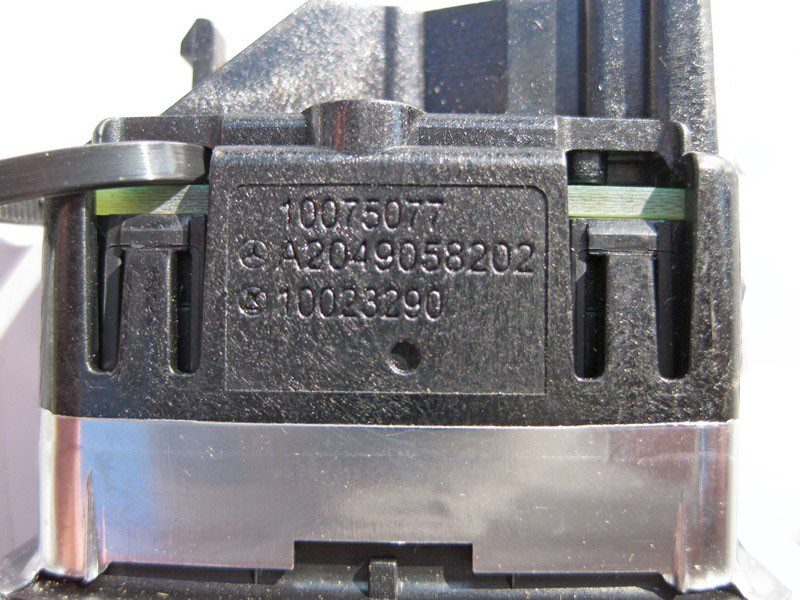 Mercedes-Benz  A2049058202 9107 Кнопка склопідйомника пасажира C-Class W204 GLK X204 E-Class C207 Одесса - изображение 4