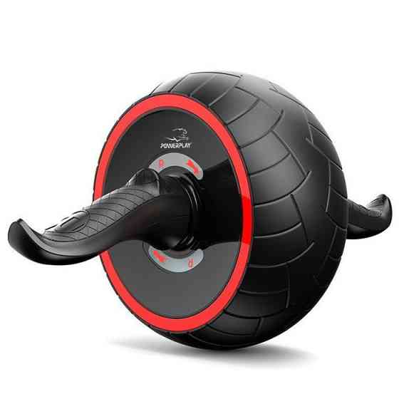 Колесо для преса PowerPlay 4326 зі зворотним механізмом AB Wheel Pro Чорно-червоне Кам'янське