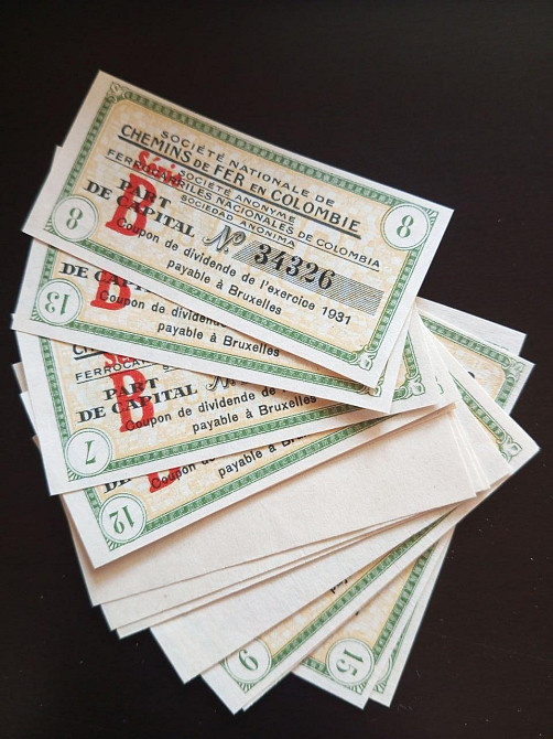 Купон облигации 1931 г Акции. (54) Полтава - изображение 1