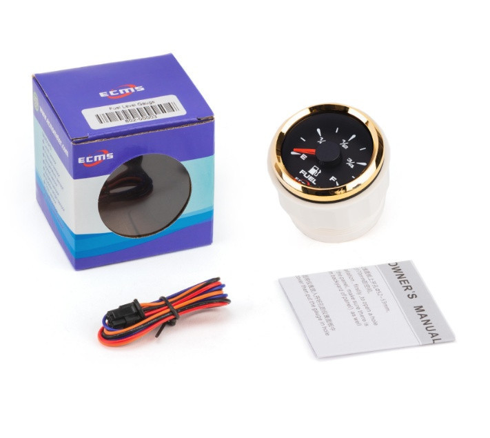 Датчик Уровня Топлива Ecms Диаметр 52Мм Универсальный С Регулеровкой Сопротивления И Подсветкой Киев - изображение 2
