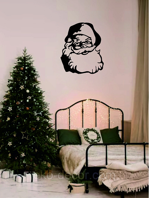 Декоративне настінне Панно «Дід Мороз», Декор на стену Київ - фото 1