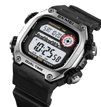 Часы мужские спортивные наручные Skmei 2126 (Серебристый) Винница