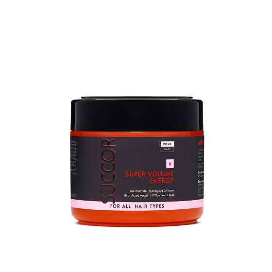 Маска для об'єму волосся Super Volume Energy Mask Succor 300 мл Київ