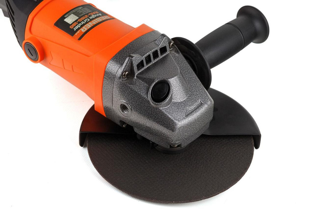 Кутова шліфмашина Rebiner RAG-2150 (180 мм, 2150 Вт) – Потужна болгарка турбінка з гарантією 36 міс Львів - фото 10