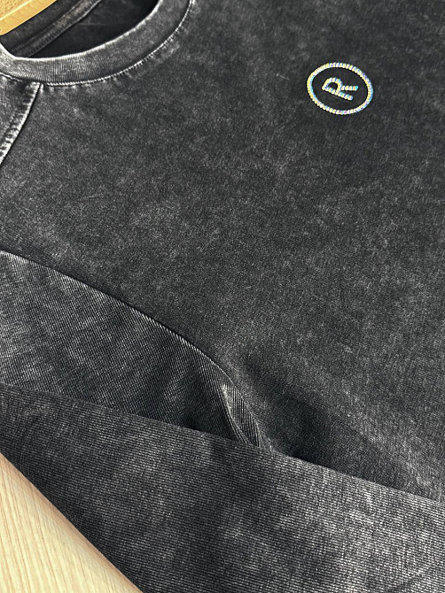 Лонгслив женский A-N 2517-5 трикотажный варка тай-дай с камешками 