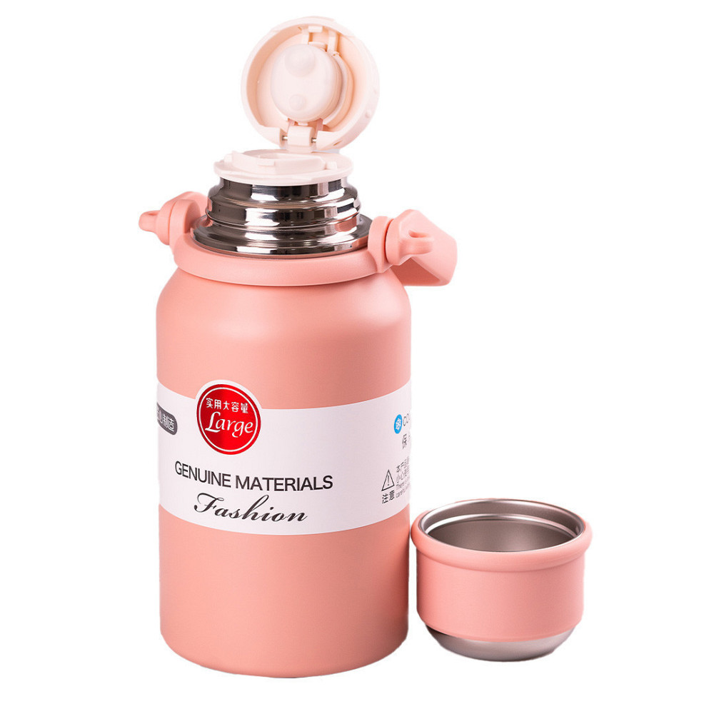 Термос з нержавіючої сталі 900 мл Рожевий HP157P Київ - фото 2